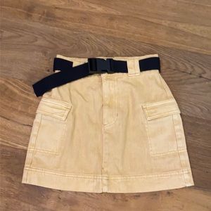Pacsun cargo skirt with removable belt.